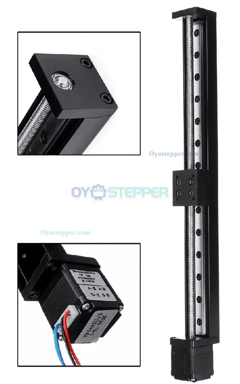CNC Linear Stage Linear Guide Slide Module Mini Motorized Linear Stage 5-300 Stroke with Nema11 Motor Kit