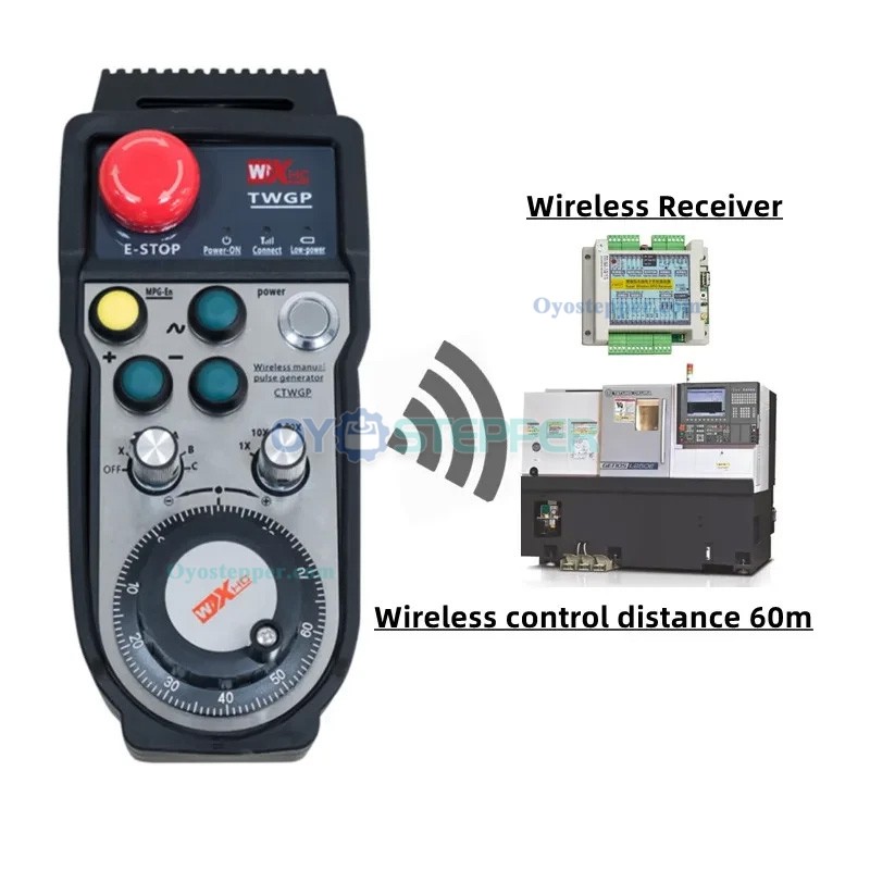 CTWGP 6 Axis CNC Wireless MPG 100 Pulse Generator Manual Handwheel CTWGP 6 Axis CNC Wireless MPG 100 Pulse Generator Manual Handwheel