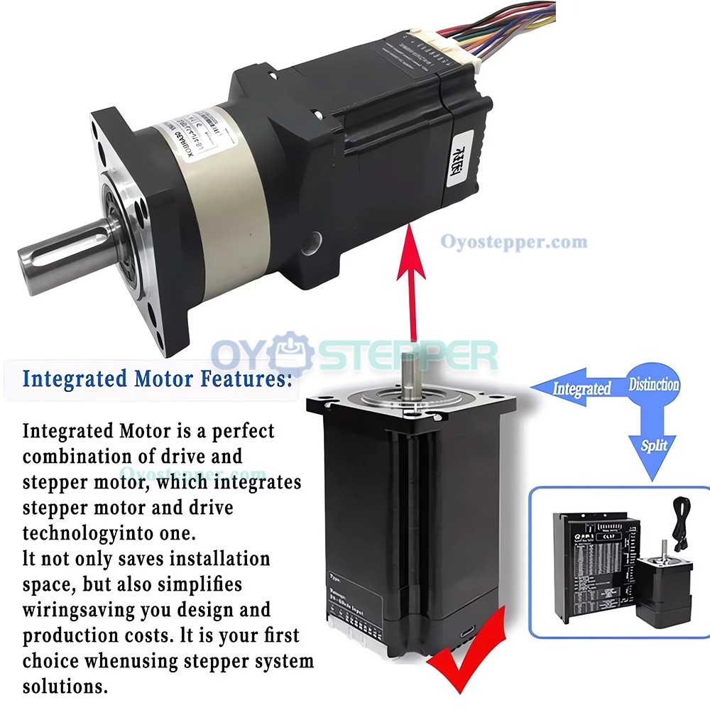 DLF Series Planetary Gearbox Gear Speed Reducer with 2Nm Integrated NEMA23 Stepper Motor Kit 14mm Output DLF Series Planetary Gearbox Gear Speed Reducer with 2Nm Integrated NEMA23 Stepper Motor Kit 14mm Output