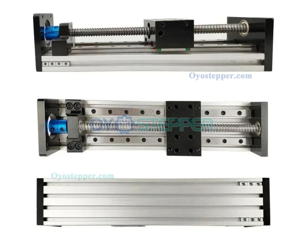 Motorized Ballscrew Linear Slide Fit Nema 17 / Nema 23 Stepper Motors CNC Linear Motion Stage Motorized Ballscrew Linear Slide Fit Nema 17 / Nema 23 Stepper Motors CNC Linear Motion Stage