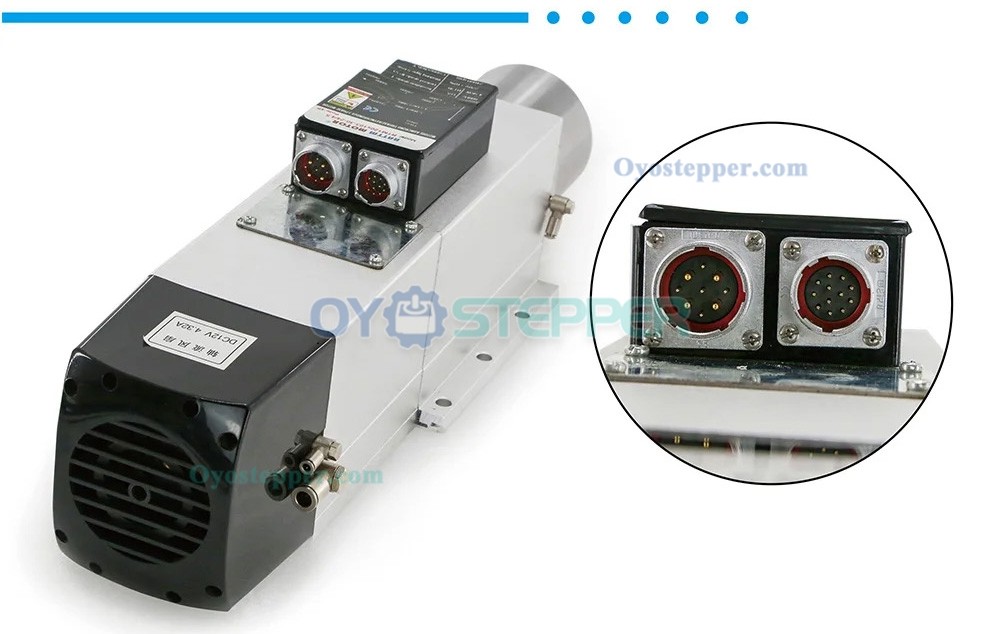 4.5KW BT30 ATC Spindle Motor & VFD Kit Air Cooled Spindle with 5.5KW Variable Frequency Drive