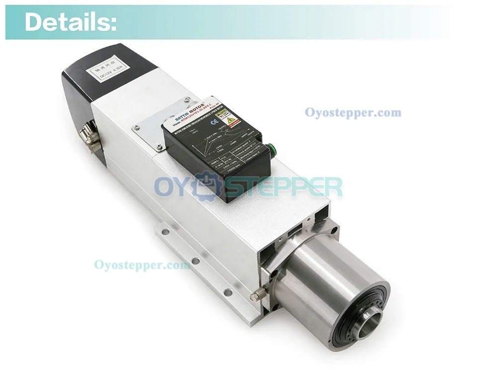 4.5KW BT30 ATC Spindle Motor & VFD Kit Air Cooled Spindle with 5.5KW Variable Frequency Drive