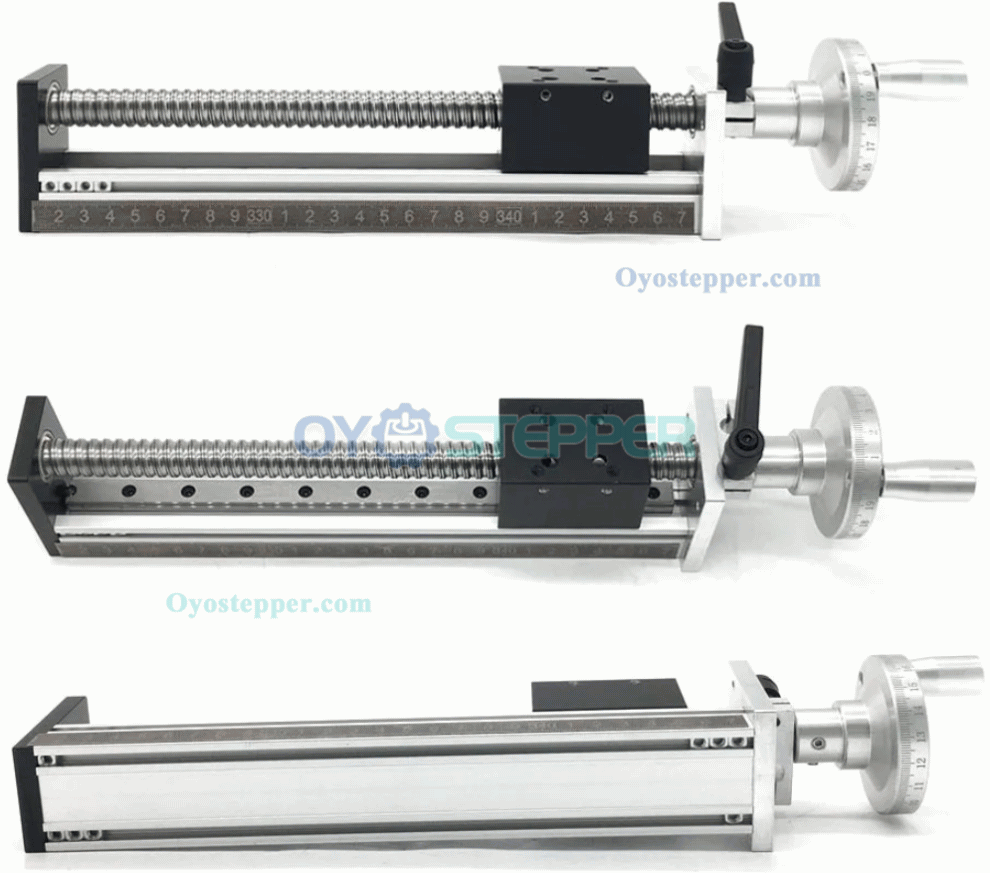 DXG6042 Mini Manual Ballscrew Slide Table CNC Linear Module Handwheel Linear Translation Stage