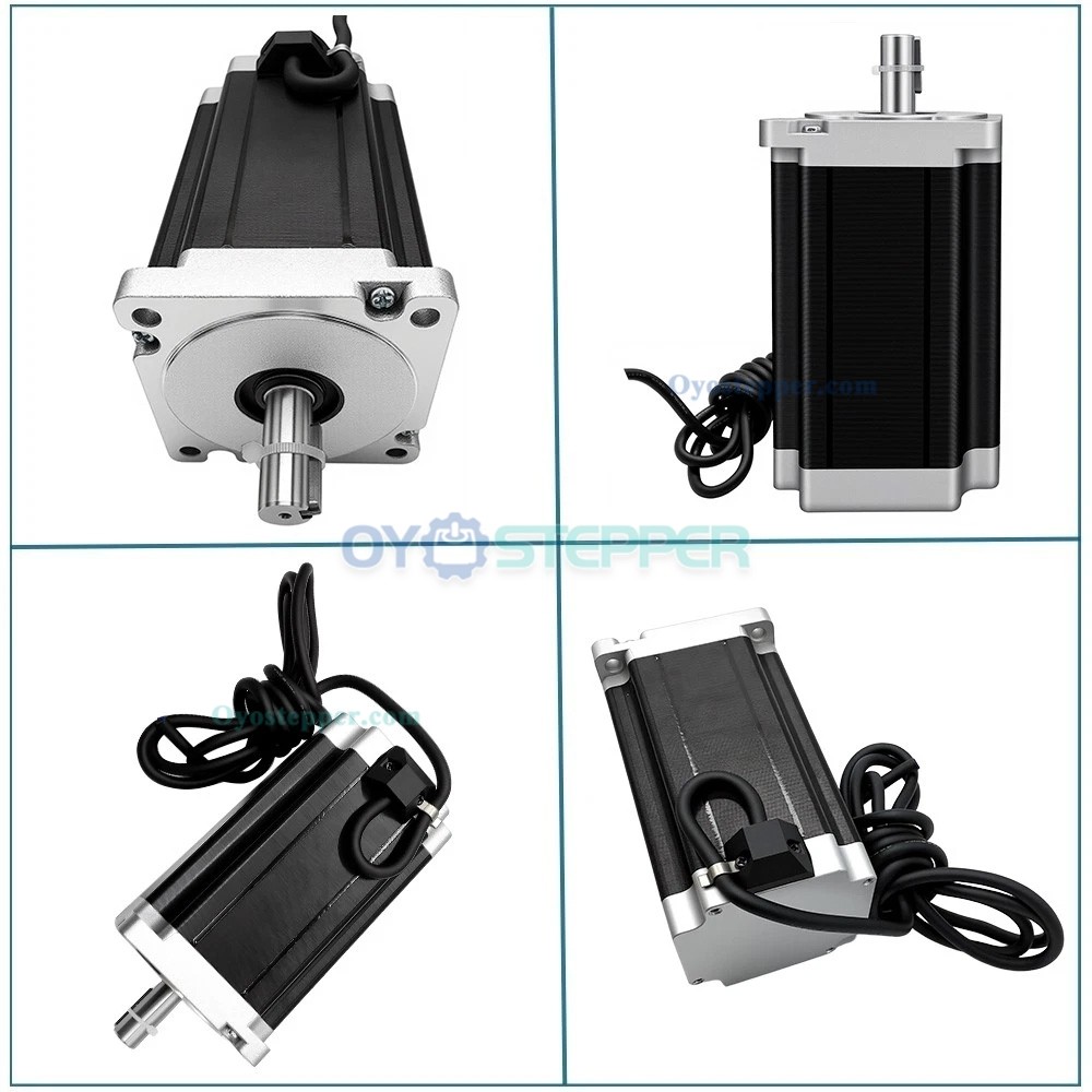 NEMA 34 86mm Stepper Motor 4.5/8.5/12Nm 3 Phase 1.8 Deg for Mid-Size CNC Milling Machine/Router NEMA 34 86mm Stepper Motor 4.5/8.5/12Nm 3 Phase 1.8 Deg for Mid-Size CNC Milling Machine/Router