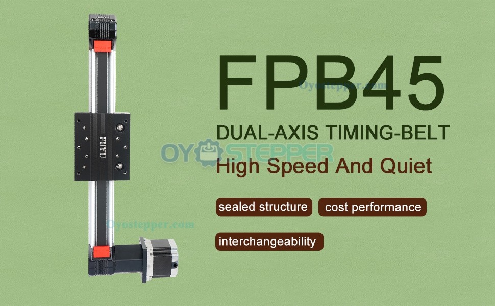 FPB45 Linear Stage Linear Motion Guide Belt Drive Linear Actuator Table with Nema 23 Stepper Motor
