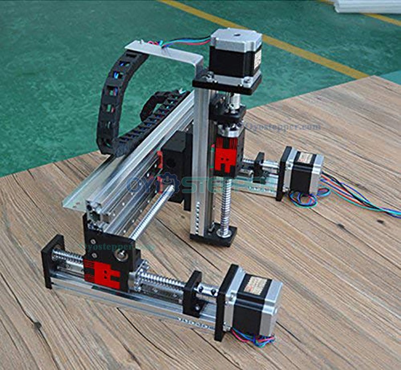 Gantry Linear Guide Stage XYZ Slide Table X=100mm,Y=100mm, Z=50mm Stroke Linear Stage Module