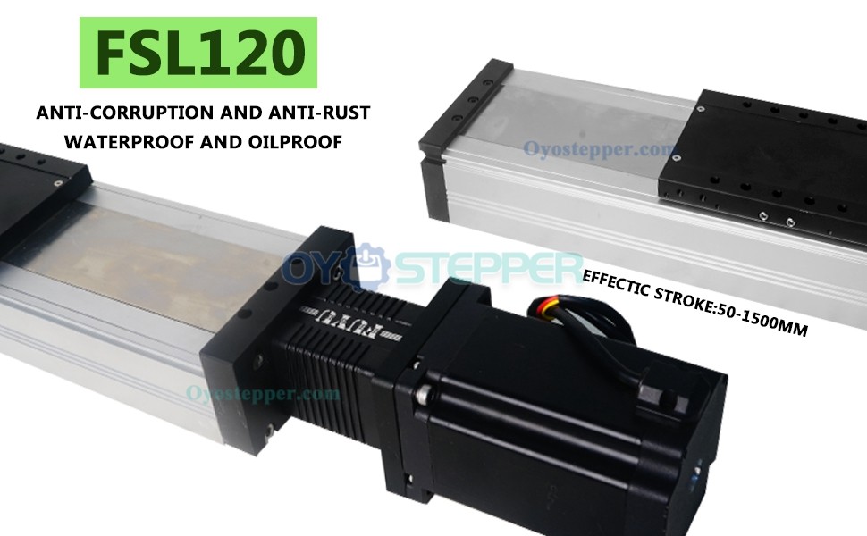 FSL120 Linear Stage Heavy Load Linear Guide Motion Ball Screw Linear Actuator Slide Table