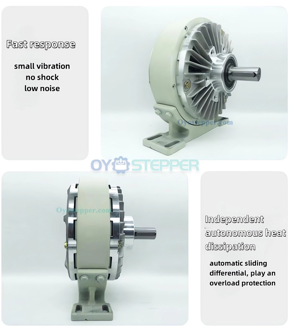 FZ-D Single-Shaft Industrial Magnetic Particle Brake 6-50Nm 24VDC IP54 CNC Magnetic Powder Brake FZ-D Single-Shaft Industrial Magnetic Particle Brake 6-50Nm 24VDC IP54 CNC Magnetic Powder Brake