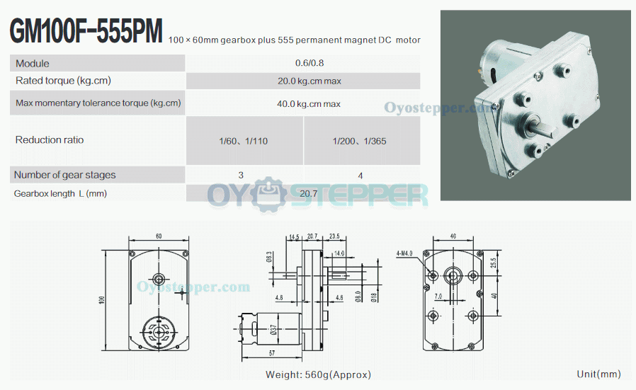 12V 24V Brushed DC Gear Motor with Encoder Reduction DC Motor 50kg.cm