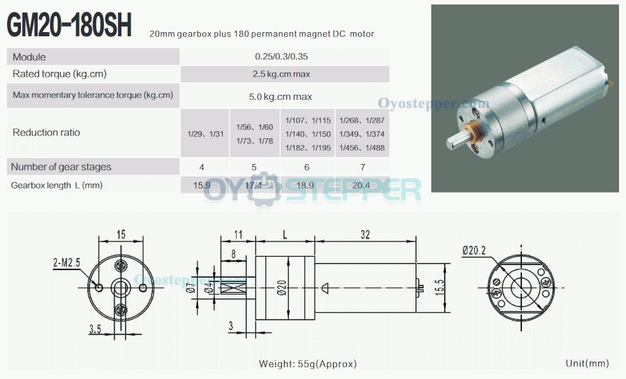 2Pcs 6V 12V Brushed DC Gear Motor with Encoder 2.5kg.cm Electric Permanent Magnet DC Motor