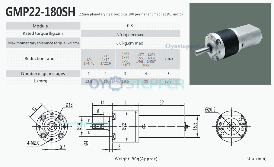 6V 12V Waterproof Brush Gear DC Motor with Planetary Reduction Gearbox 3kg.cm 10-200RPM