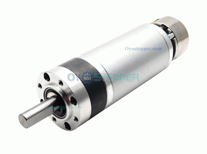 24V High Torque DC Planetary Gear Motor with Brake 1.0kg.cm 58RPM 45mm Diameter