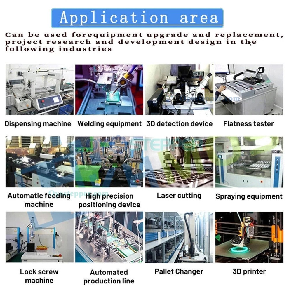 Heavy Duty Linear Motion Guide Ball Screw Stage 70-100kg 4Pcs HGR15 X Y Z CNC Slide Table