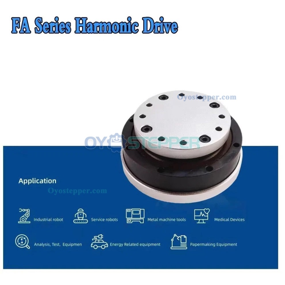 FA Series Harmonic Drive Gearbox Ratio 30:1-120:1 Harmonic Motor Speed Reducer for Servo Motor FA Series Harmonic Drive Gearbox Ratio 30:1-120:1 Harmonic Motor Speed Reducer for Servo Motor