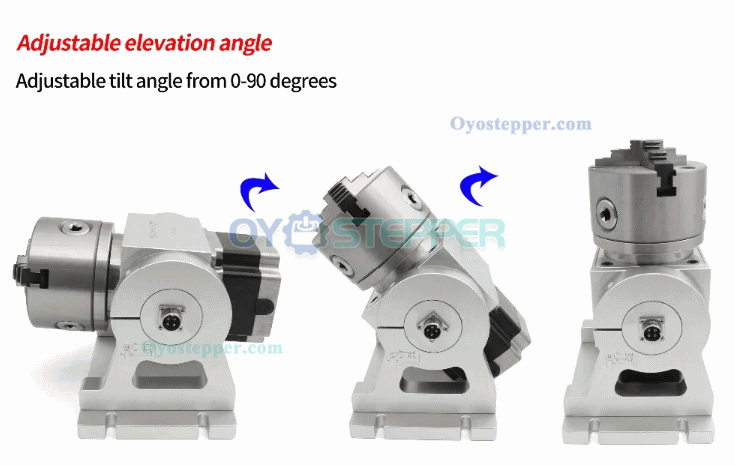 4th Axis 10:1 CNC Rotary Indexing Head with 100mm Chuck and 3 Jaw Chuck with Nema34 Stepper Motor 4th Axis 10:1 CNC Rotary Indexing Head with 100mm Chuck and 3 Jaw Chuck with Nema34 Stepper Motor