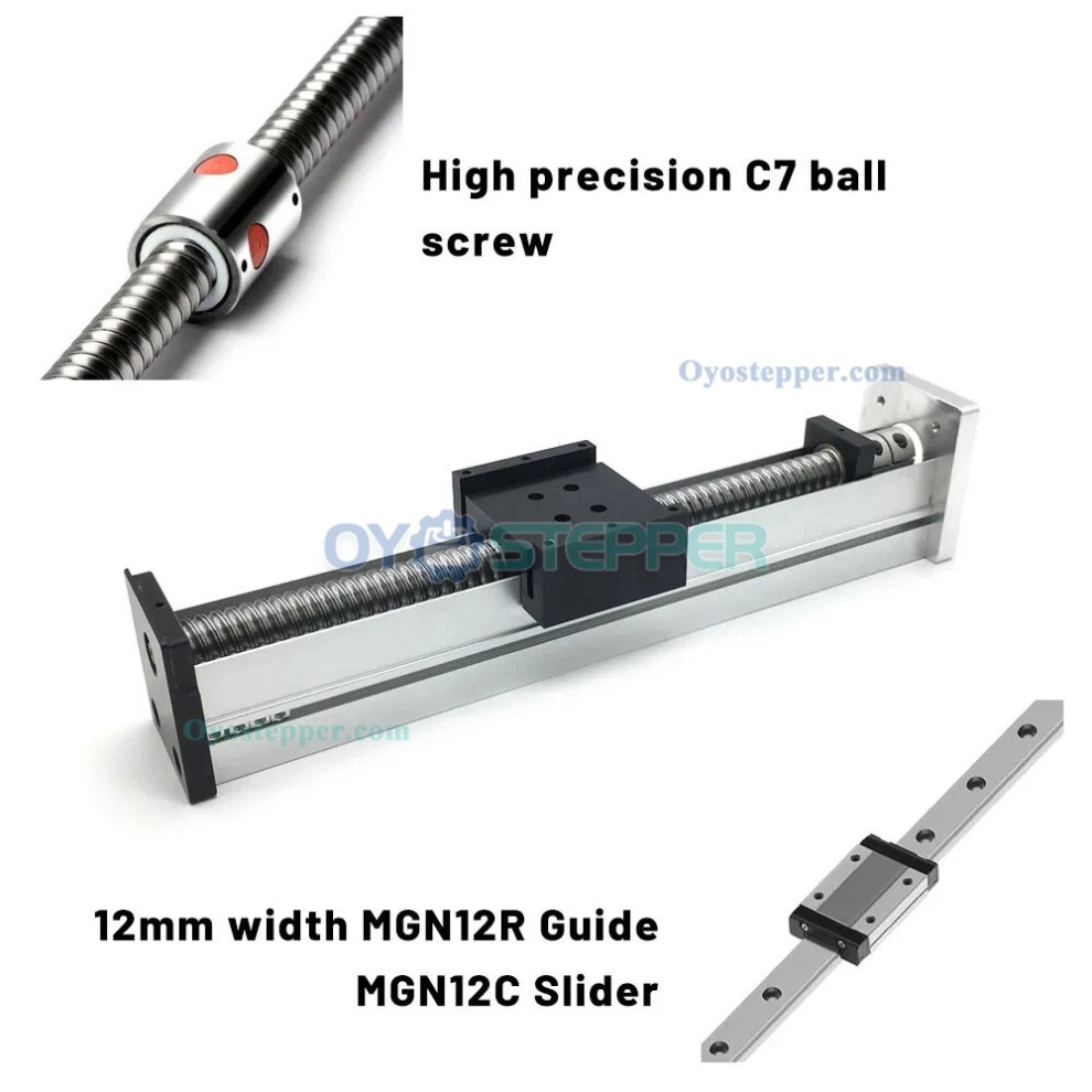 QMF40 Ballscrew Slide Table Fully Sealed CNC Linear Guide Module with Stepper Motor & Driver QMF40 Ballscrew Slide Table Fully Sealed CNC Linear Guide Module with Stepper Motor & Driver