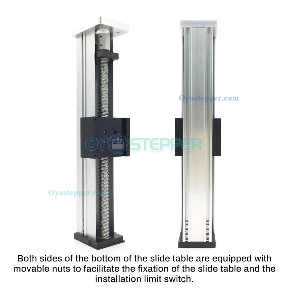 QMF40 Ballscrew Slide Table Fully Sealed CNC Linear Guide Module with Stepper Motor & Driver QMF40 Ballscrew Slide Table Fully Sealed CNC Linear Guide Module with Stepper Motor & Driver