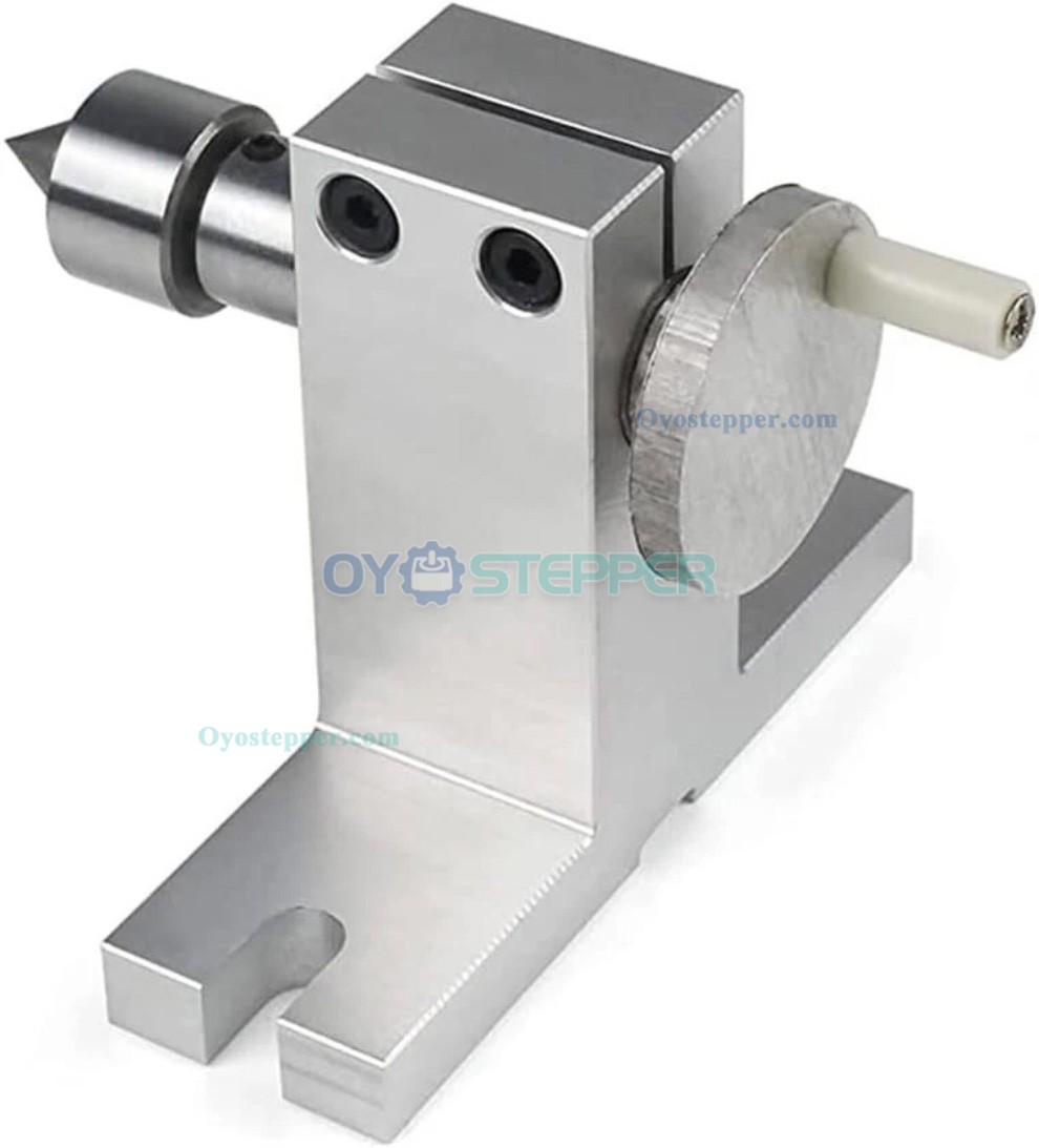 K11-65mm CNC Router 4th Axis Rotary Table with Stepper Motor, 3-Jaw Chuck & Tailstock K11-65mm CNC Router 4th Axis Rotary Table with Stepper Motor, 3-Jaw Chuck & Tailstock