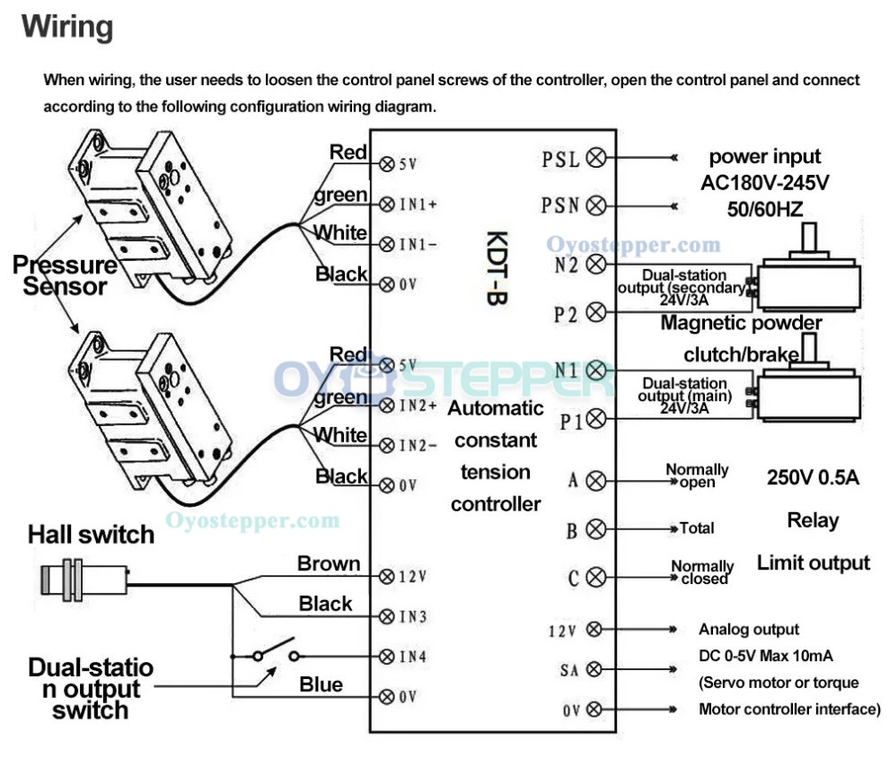 KDT-B-1000 Digital Automatic Constant Tension Controller for Magnetic Particle Brake / Clutch KDT-B-1000 Digital Automatic Constant Tension Controller for Magnetic Particle Brake / Clutch