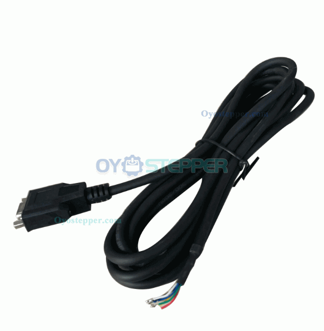 Leadshine DB15 Plug Closed Loop Motor Encoder Cable 6 Wires for NEAM 23, 24, 34