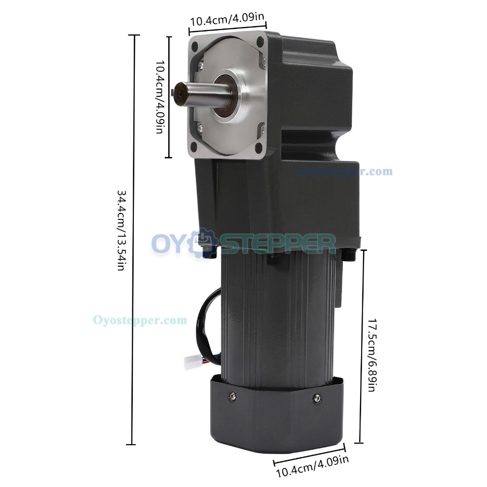 WUP 200W 30:1 36Nm AC Induction Motor Gear Reduction Reversible Motor with Speed Controller WUP 200W 30:1 36Nm AC Induction Motor Gear Reduction Reversible Motor with Speed Controller