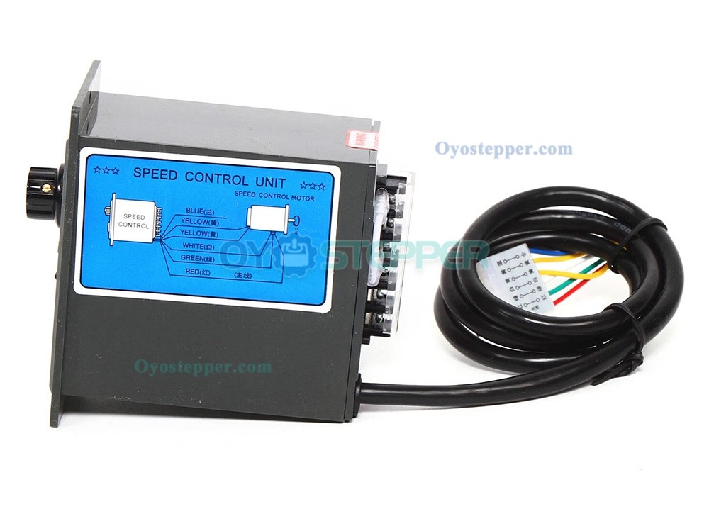 WUP 40W AC Induction Motor 15:1 3.8Nm Gear Reduction Motor Adjustable Speed with Controller WUP 40W AC Induction Motor 15:1 3.8Nm Gear Reduction Motor Adjustable Speed with Controller