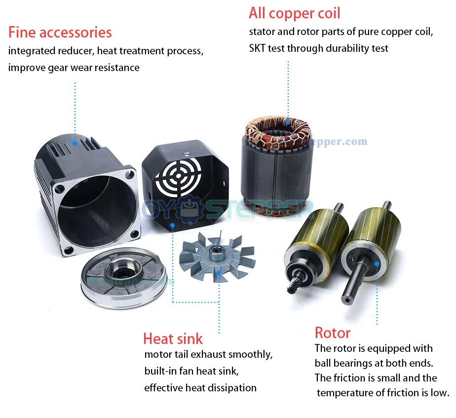 90W AC Induction Gear Motor 20:1 13Nm Single-phase with with Variable Speed Control 90W AC Induction Gear Motor 20:1 13Nm Single-phase with with Variable Speed Control