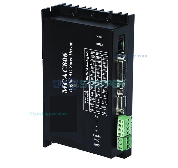 Buy MCAC806 400W 36V-80V 8A AC Servo Motor Driver Controller Online ...