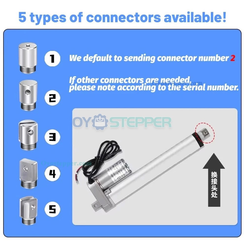 Mini Electric Linear Motor Linear Actuator 12V/24V 50-1000mm Speed 90mm/s Mini Electric Linear Motor Linear Actuator 12V/24V 50-1000mm Speed 90mm/s
