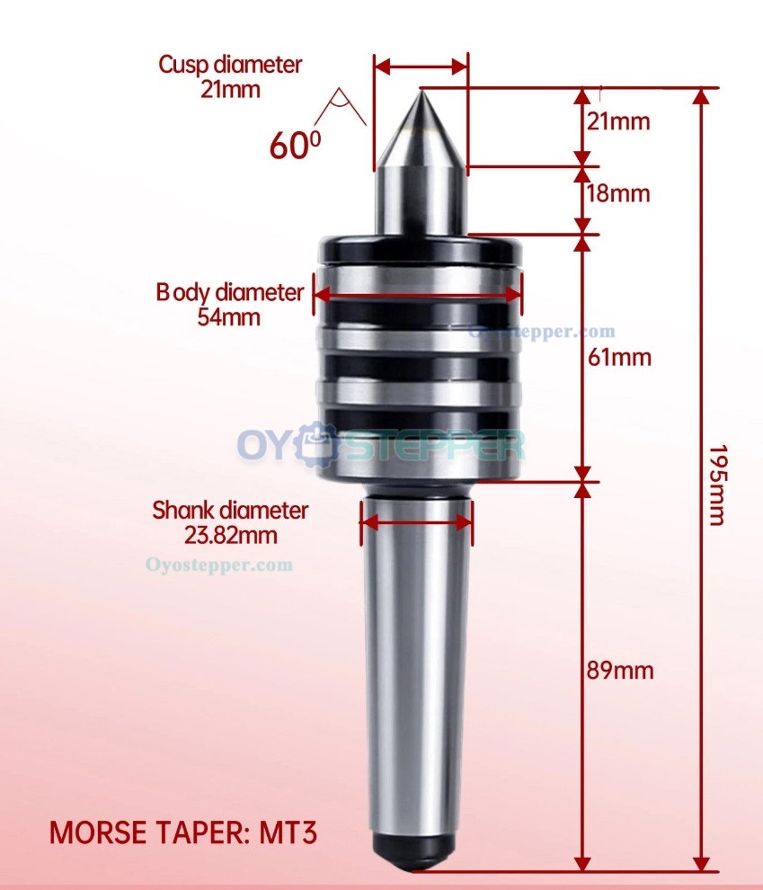 MT2 / MT3 /MT4 / MT5 for Medium Duty Live Center Morse Taper Lathe Tailstock Center MT2 / MT3 /MT4 / MT5 for Medium Duty Live Center Morse Taper Lathe Tailstock Center