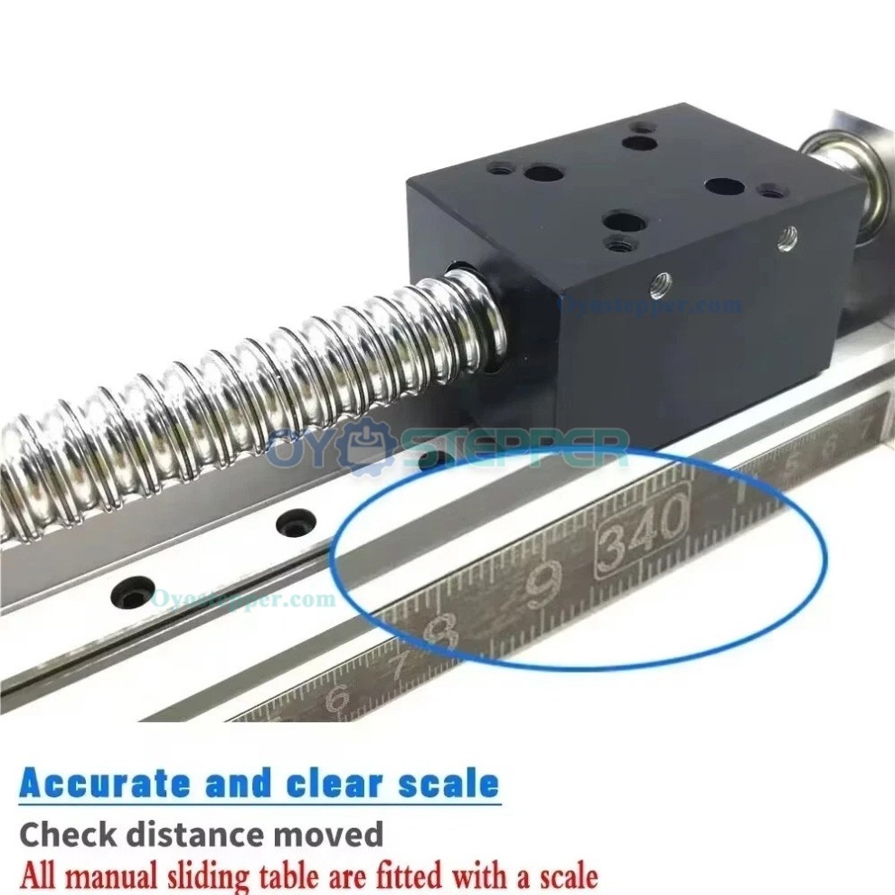 Manual Linear Ball Screw Module Motion Stage 22-132lbs Handwheel CNC Slide Table Manual Linear Ball Screw Module Motion Stage 22-132lbs Handwheel CNC Slide Table