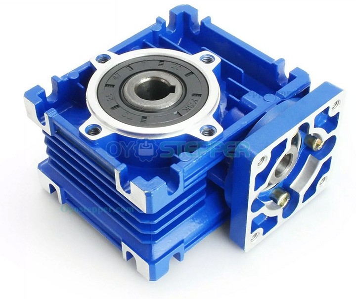 NMRV030 Worm Gearbox Speed Reducer 10:1 15:1 20:1 25:1 30:1 40:1 for Nema23 Stepper Motor / Servo Motor