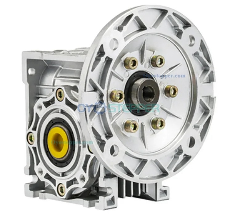 Round NMRV030 Worm Gear Speed Reducer Ratio 5:1 to 100:1 Input 9mm 11mm Output 14mm