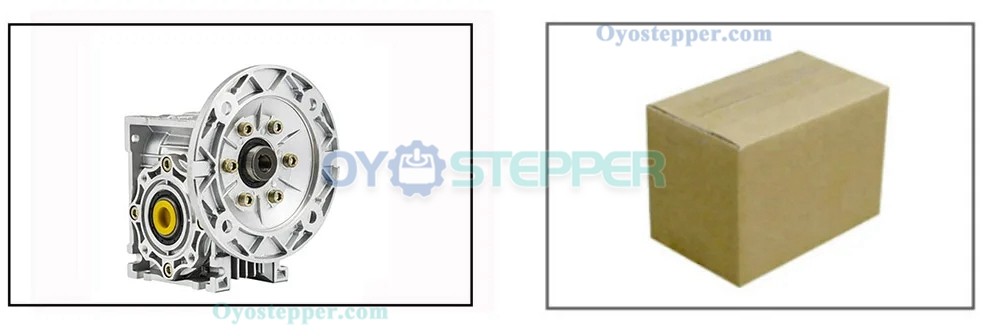 Round NMRV040 Worm Speed Reducer Ratio 5:1 80:1 Input 9mm/11mm/14mm Output 18mm