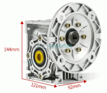 NMRV050 Round Worm Gear Reducer Ratio 5:1-100:1 Input 11mm 14mm 19mm Output 25mm