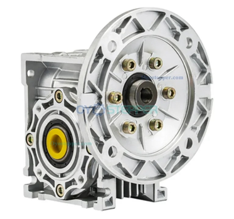 NMRV063 Round Worm Gear Speed Reducer Ratio 5:1 to 100:1 Input Size 14mm 19mm 24mm