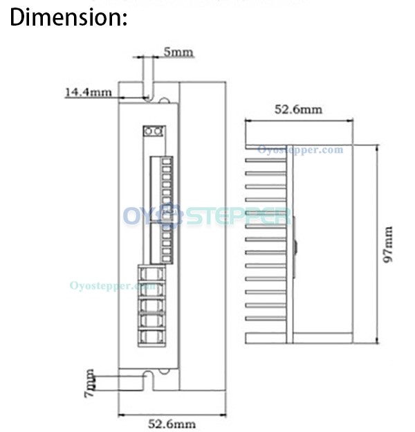 Oukeda Brushless DC Motor & BLDC Driver Kit 95.55Ncm 300W 24V/48V 3000RPM 3 Phase
