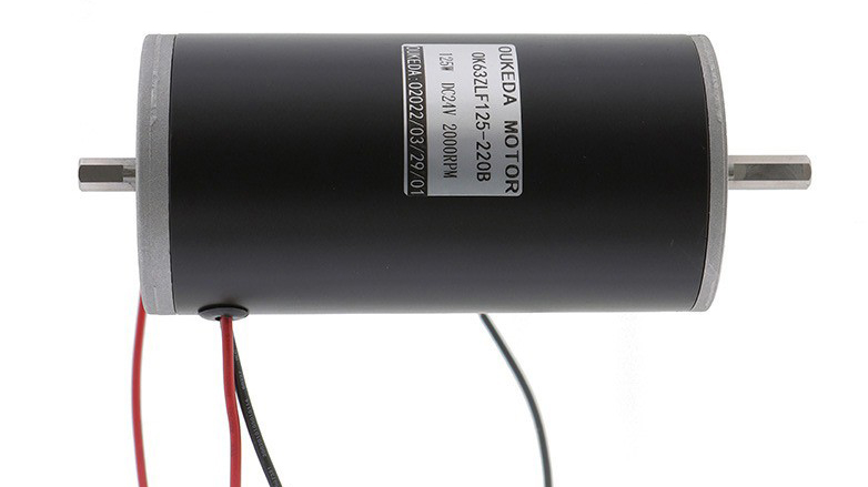 OK63ZLF125-220B Double Axis Brushless DC Motor 59.68 Ncm 24V 125W 2000RPM