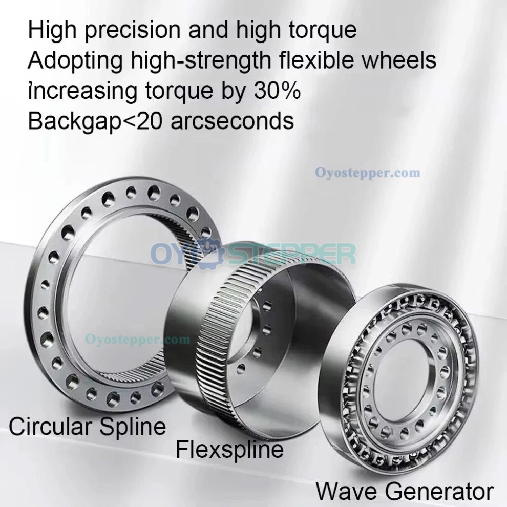 HST Series Harmonic Drive Gearbox Ratio 50:1-160:1 Gear Speed Reducer 20 Arc-sec for Industrial Robot Arm HST Series Harmonic Drive Gearbox Ratio 50:1-160:1 Gear Speed Reducer 20 Arc-sec for Industrial Robot Arm
