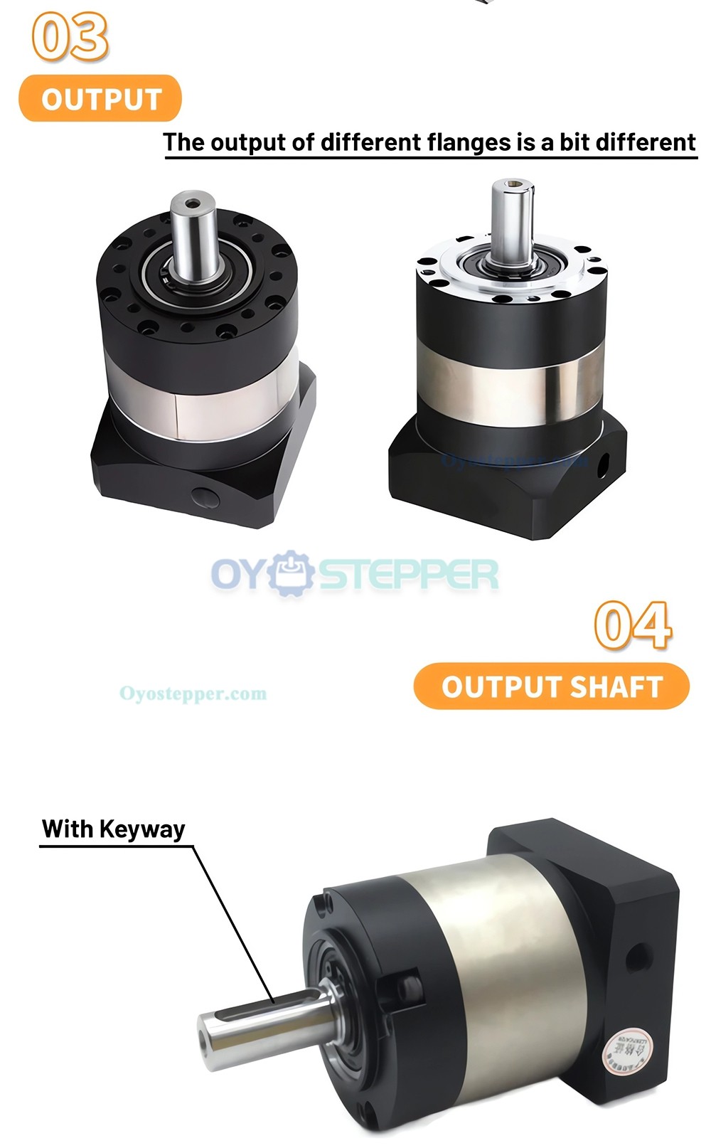 PLE042 Round Planetary Gearbox Reducer for NEMA17 42mm Stepper Motor / 40mm Servo Motor 50W 100W PLE042 Round Planetary Gearbox Reducer for NEMA17 42mm Stepper Motor / 40mm Servo Motor 50W 100W