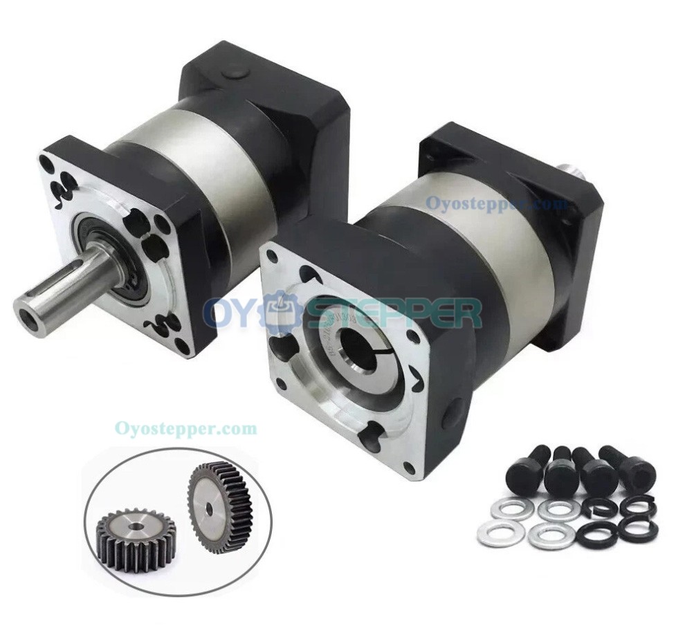 PLF060 Planetary Reducer Gearbox Fit Nema 23 Stepper Motor / 60mm Servo Motor PLF060 Planetary Reducer Gearbox Fit Nema 23 Stepper Motor / 60mm Servo Motor