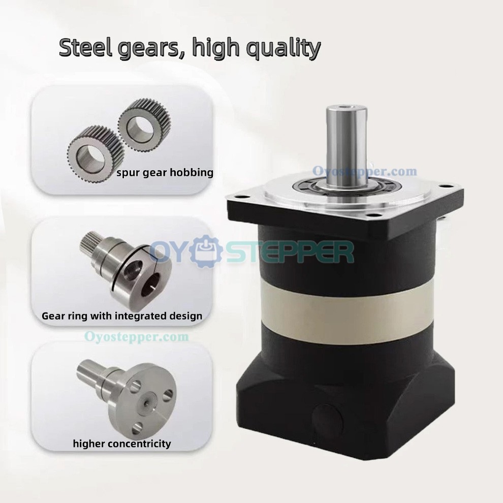 PLF090 Planetary Gearbox Reducer for Nema 34 Stepper Motor / 80mm Servo Motor 750W