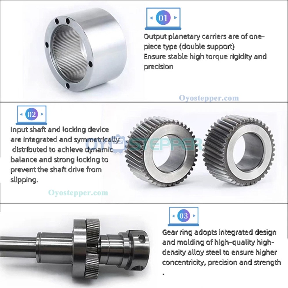 PLF090 Planetary Gearbox Reducer for Nema 34 Stepper Motor / 80mm Servo Motor 750W