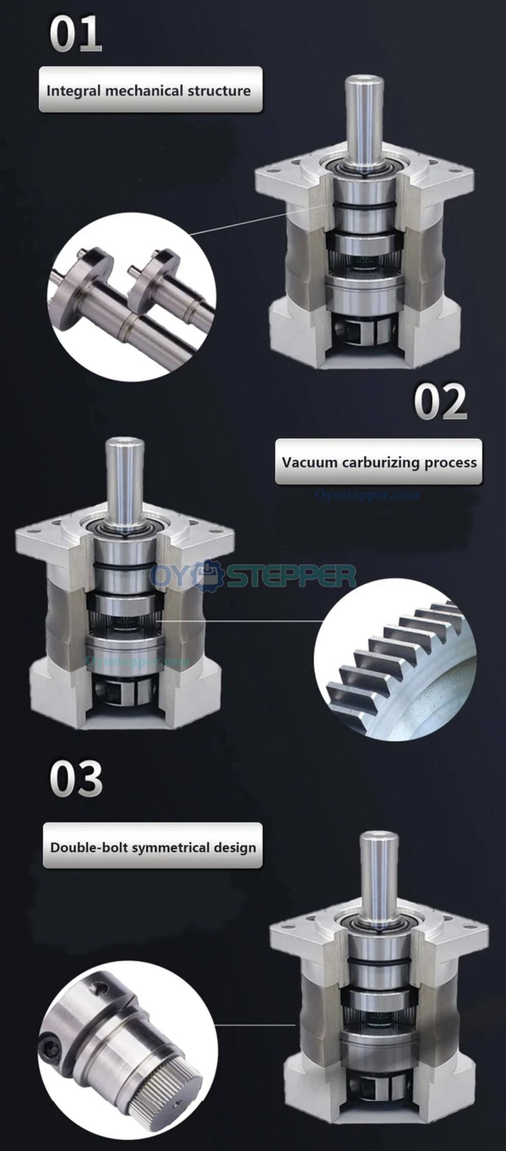 PLF120 Planetary Speed Reducer Planetary Gearbox Fit Nema 42 Stepper Motor 19mm Input Shaft PLF120 Planetary Speed Reducer Planetary Gearbox Fit Nema 42 Stepper Motor 19mm Input Shaft