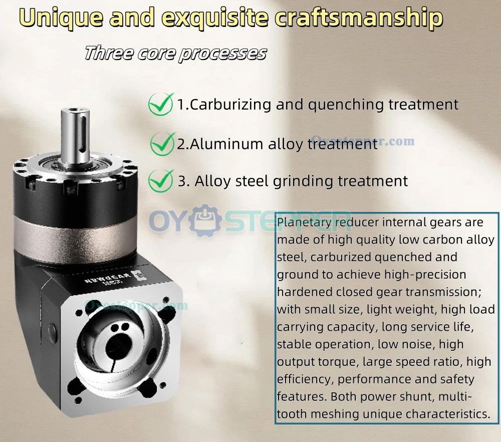 PVE090 Right Angle Planetary Gearbox Speed Reducer for NEMA34 86mm Motor / 80mm Servo Motor PVE090 Right Angle Planetary Gearbox Speed Reducer for NEMA34 86mm Motor / 80mm Servo Motor