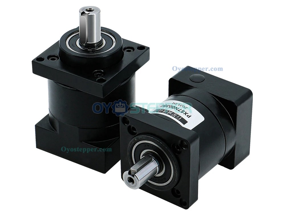 PX57 Planetary Gearbox Speed Reducer For Nema 23 Stepper Motor Input Shaft 8mm