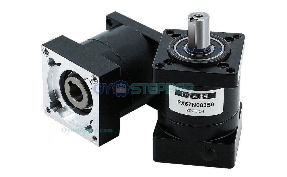 PX57 Planetary Gearbox Speed Reducer For Nema 23 Stepper Motor Input Shaft 8mm