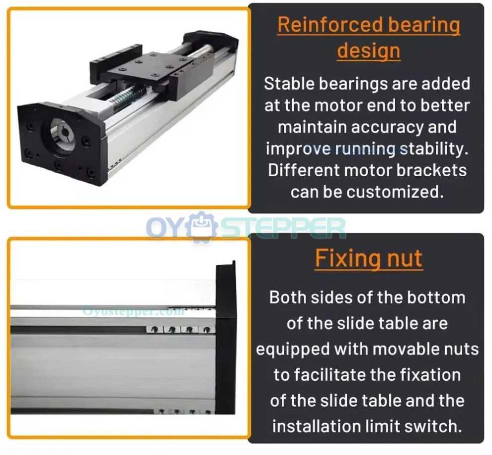 QMF90 Fully Sealed Manual Ballscrew Slide Translation Stage 22-154lb CNC Linear Guide Module QMF90 Fully Sealed Manual Ballscrew Slide Translation Stage 22-154lb CNC Linear Guide Module