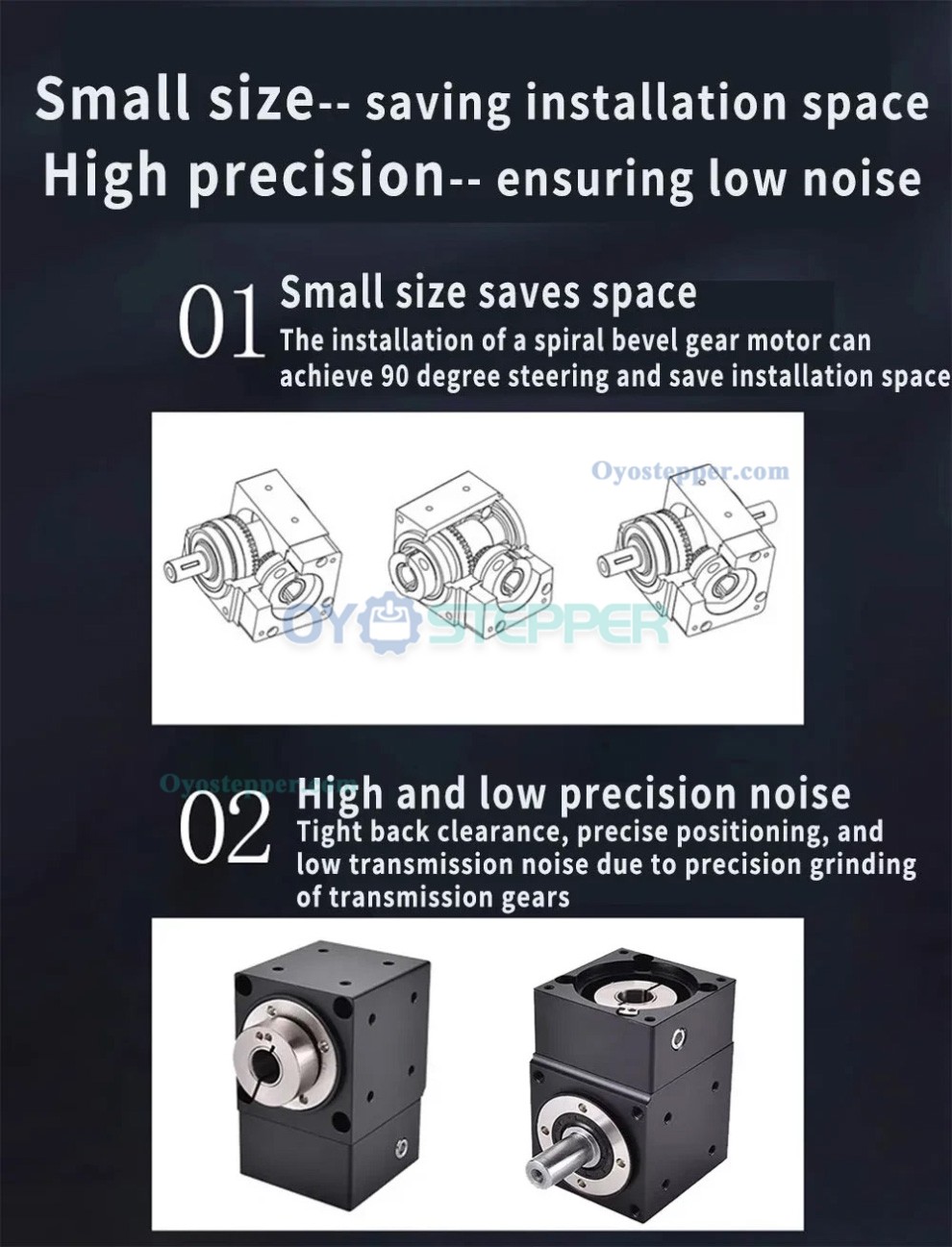 Right Angle Bevel Gearbox Gear Speed Reducer Commutator for NEMA 34 Stepper/ 80mmServo Motor Right Angle Bevel Gearbox Gear Speed Reducer Commutator for NEMA 34 Stepper/ 80mmServo Motor