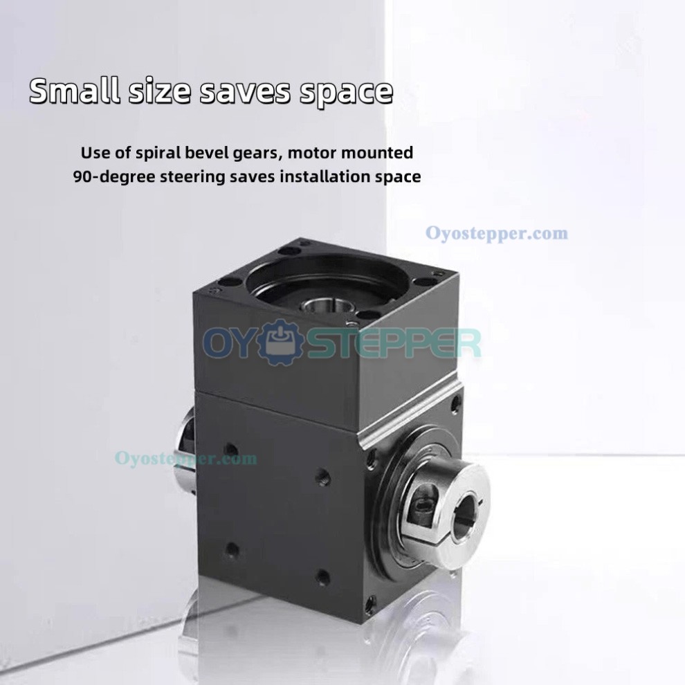 Right Angle Bevel Gearbox Gear Speed Reducer Commutator for NEMA 34 Stepper/ 80mmServo Motor Right Angle Bevel Gearbox Gear Speed Reducer Commutator for NEMA 34 Stepper/ 80mmServo Motor